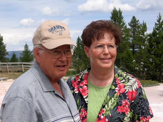 2006 family reunion in Yellowstone National Park
